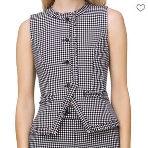 Avec Les Filles Fringe cutaway  Vest